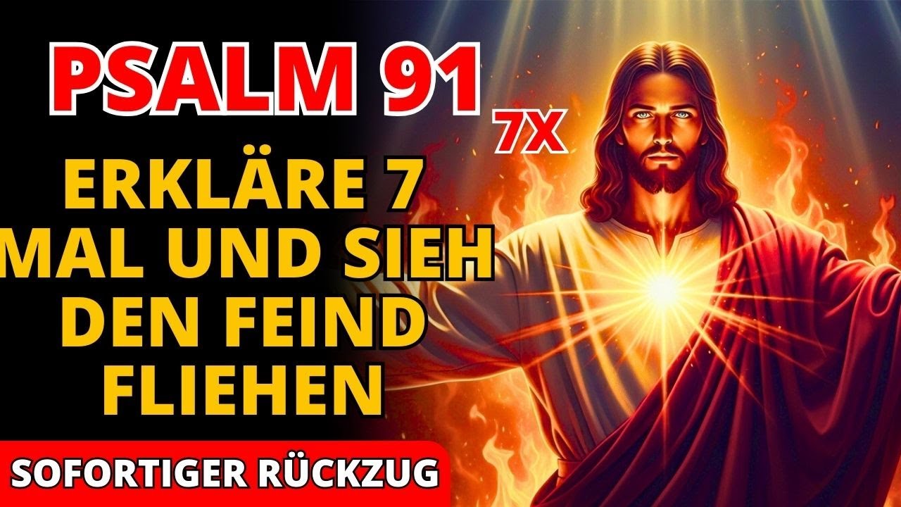 🔥 Der Feind kommt nicht einmal in die Nähe: Er ZIEHT SICH ZURÜCK, wenn er dich Psalm 91 7-mal wiede