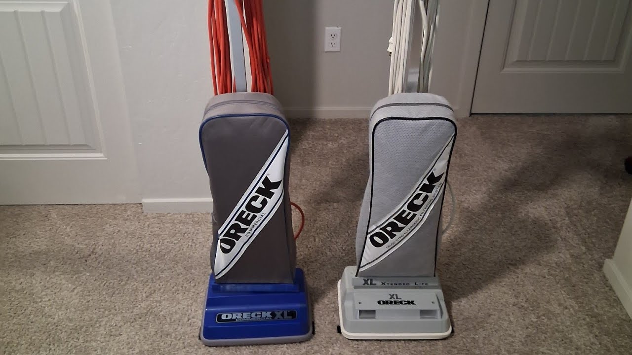 Oreck XL Commercial VS Oreck XL Classic