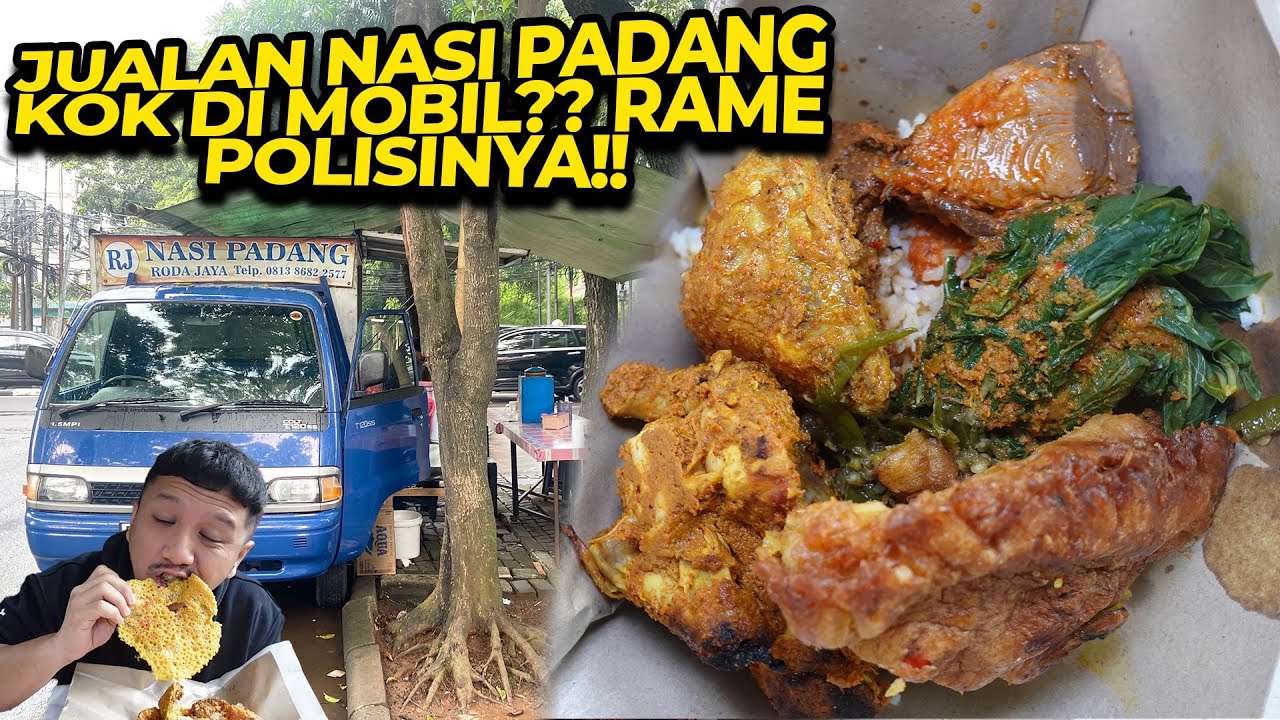 SERING DIDATENGIN POLISI! WARUNG PADANG JUALAN DI MOBIL!!