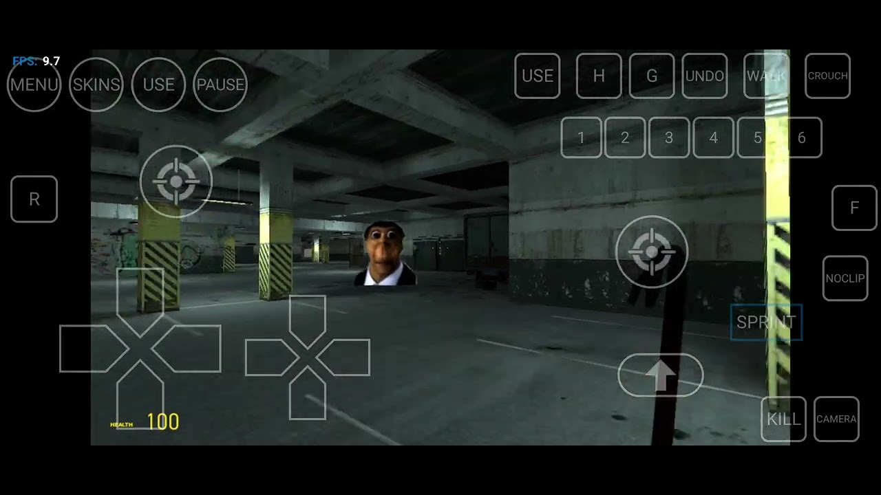 Garry's Mod android SD 678 6GB Ram (better FPS without recording 44-55 FPS)