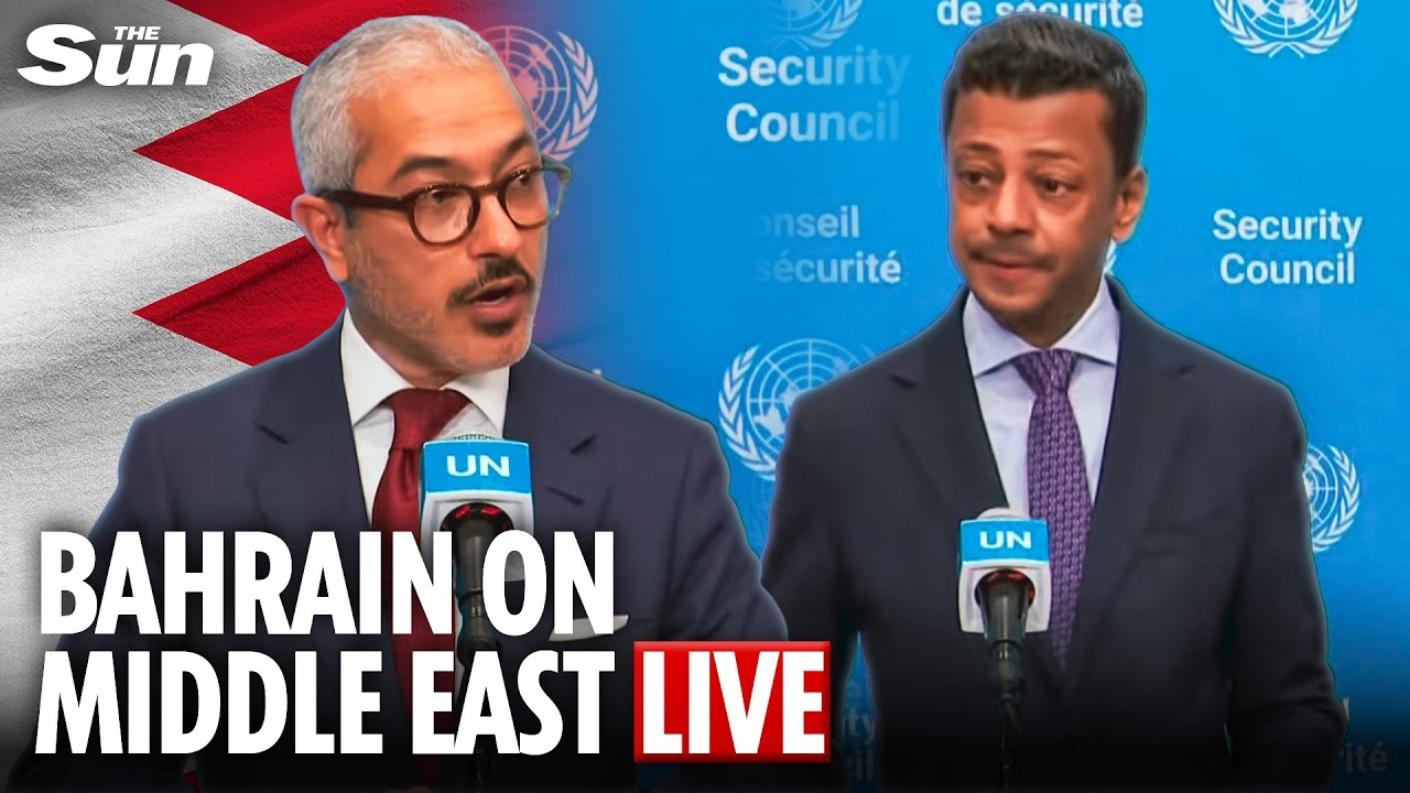 LIVE: Bahrain mission addresses UN over Middle East escalation