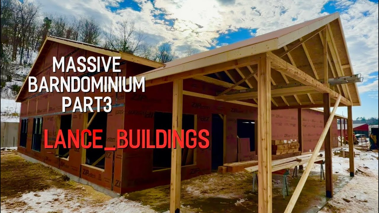 Building MASSIVE Barndominium pt3