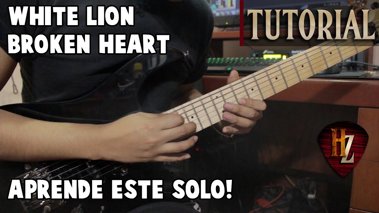 White Lion - Broken Heart solo Tutorial en español! Harold Zapata