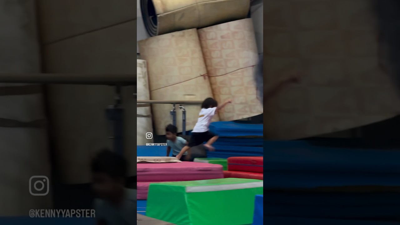 Parkour For Kids | 4 Year Old Debut