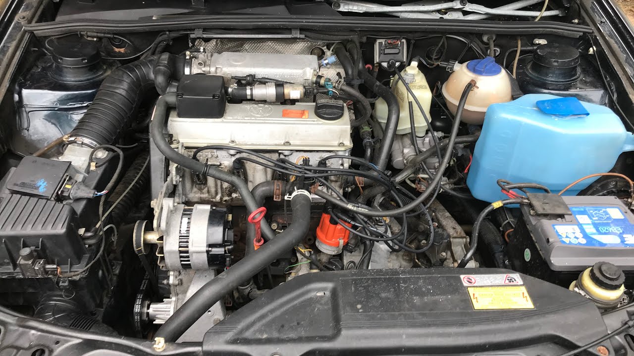 VW Passat 35i B3 2,0 Nasenbär - Zündverteiler wechseln + Zündzeitpunkt einstellen