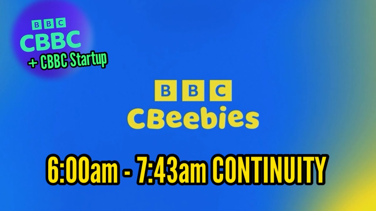 CBeebies Startup and Continuity + CBBC Startup (8/25/24)