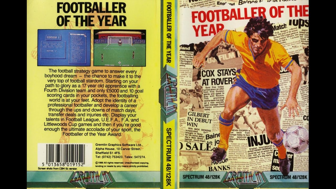 Retro Gaming Ep 10: Footballer of the Year  (ZX Spectrum 48k/128k 1986)