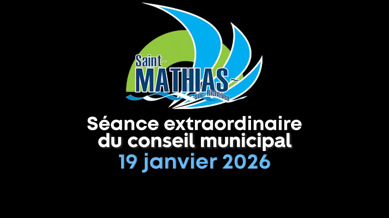 🔴 Séance extraordinaire du conseil municipal du 19 janvier 2025 en direct 🔴
