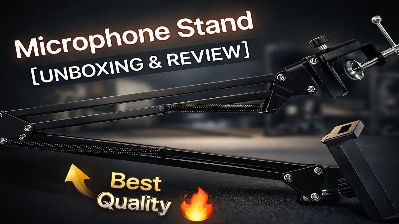 Best Microphone Stand Under ₹ 300 Unboxing & Review 😍