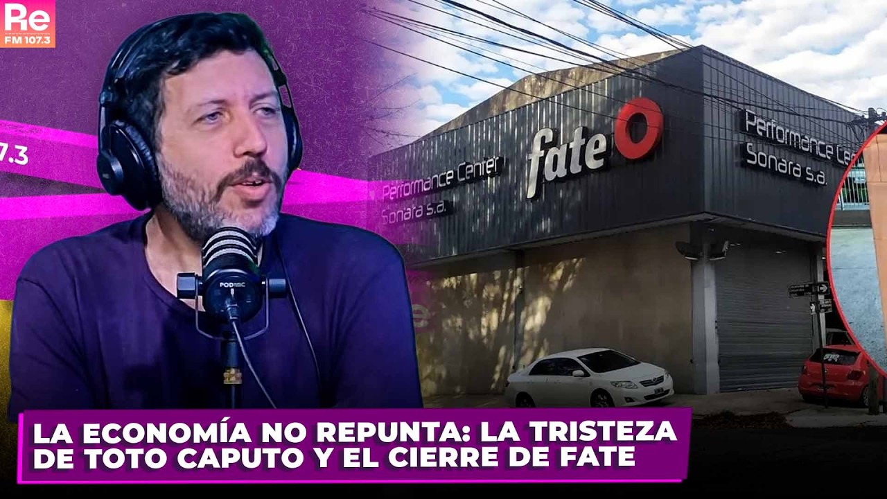 LA ECONOMÍA NO REPUNTA: la tristeza de TOTO CAPUTO y el cierre de FATE | Martin Epstein