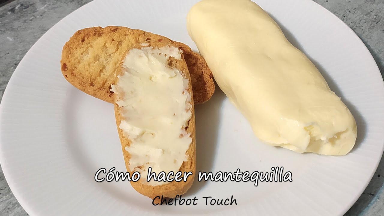 Cómo hacer mantequilla 🧈 (y buttermilk) en Chefbot Touch, Taurus Trending Cooking y similares