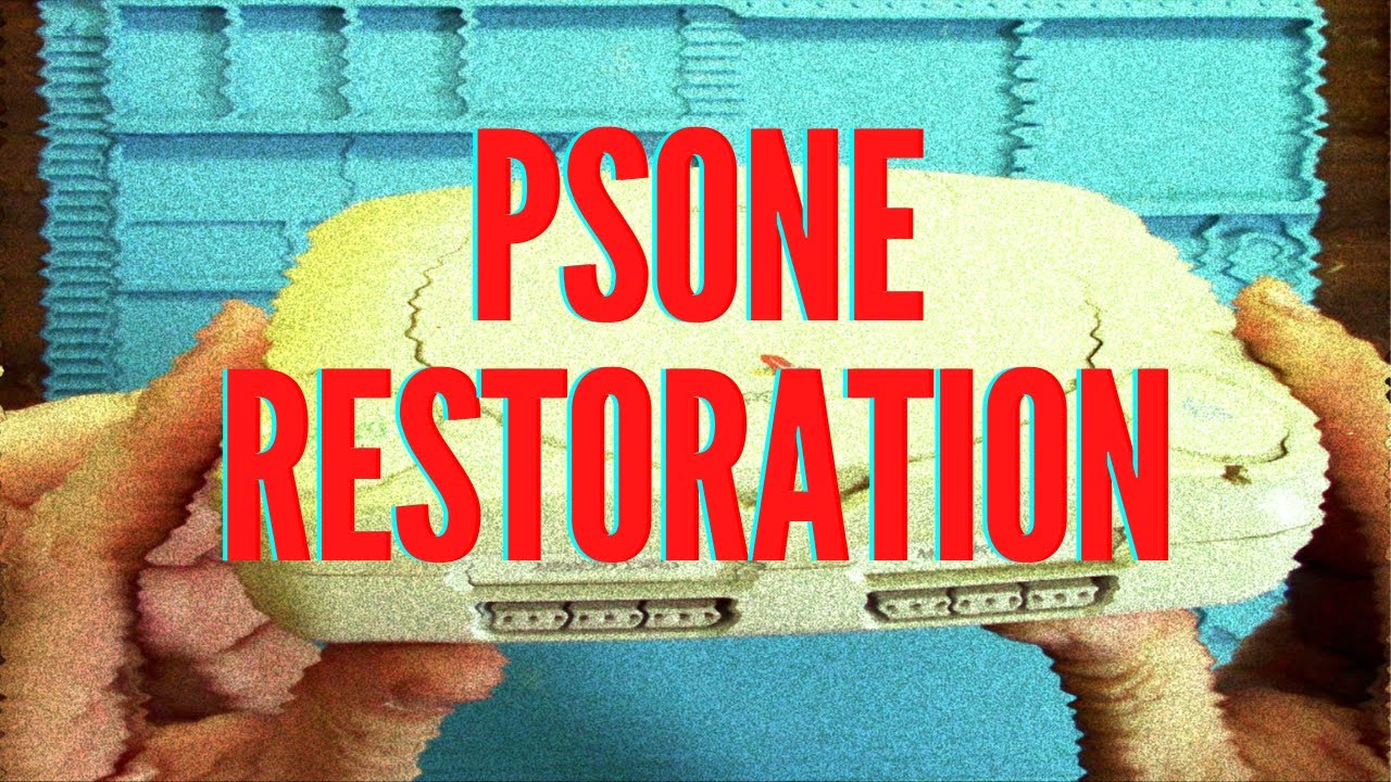 Sony PSOne Restoration Cleaning and Retrobrite
