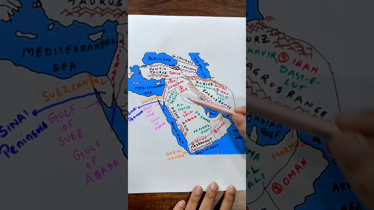 Understanding the Rivers of West Asia #geography #upscprelims2026 #shorts
