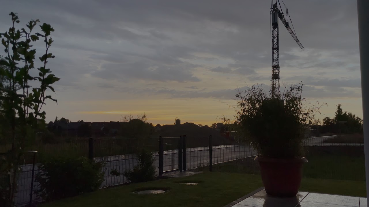 Sonnenuntergang Ambient Rain Sound (HDR)