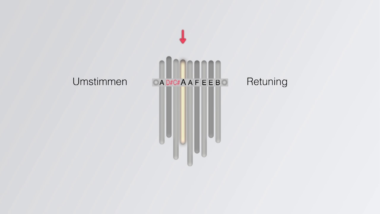 Tutorial: HOKEMA Kalimba Stimmung Beautiful E - HOKEMA