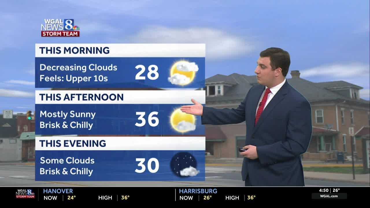 Sunny Friday; Mild Valentine's Day Ahead Of Sunday's Rain/Snow Mix In South Central Pennsylvania