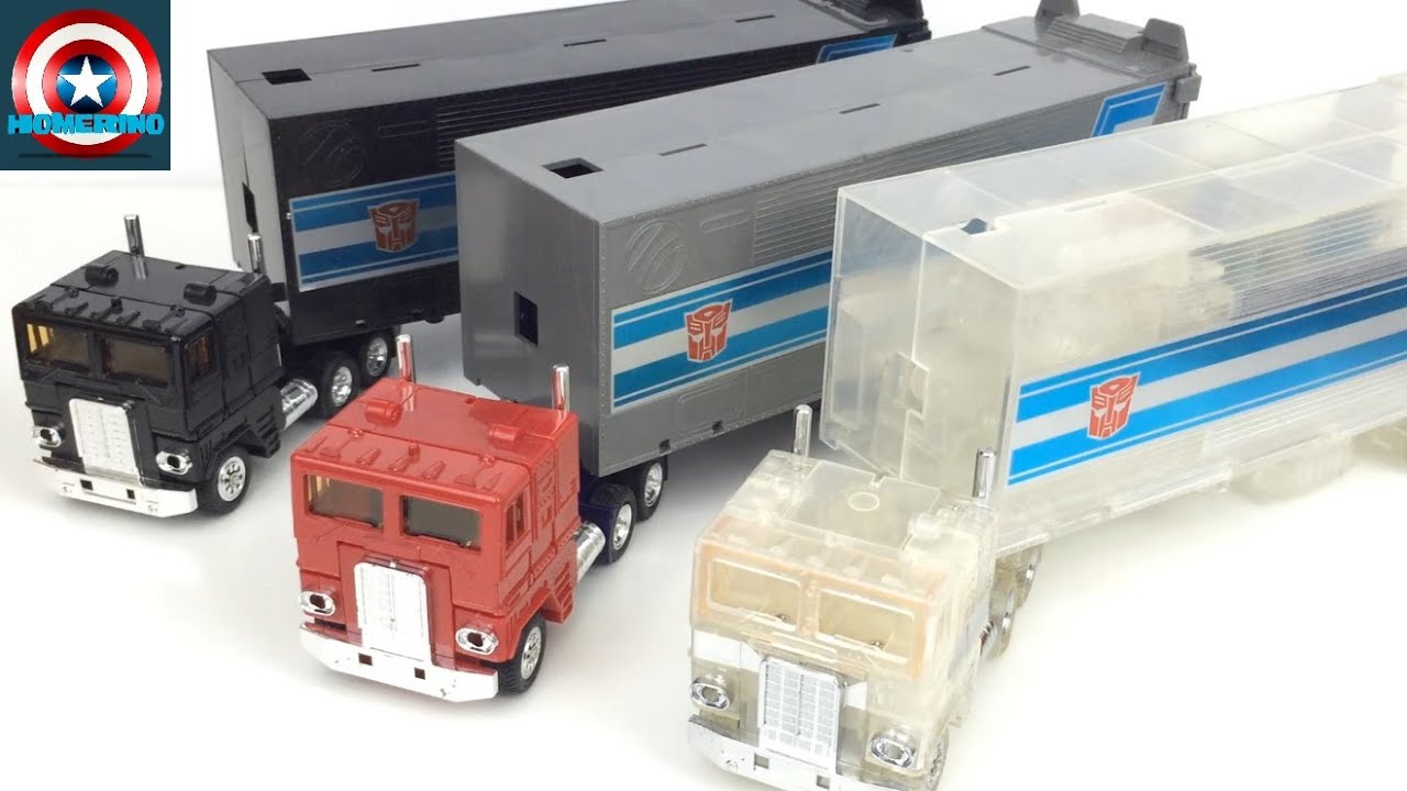 Transformers G1 Optimus Prime KO Trio Comparison/ Review