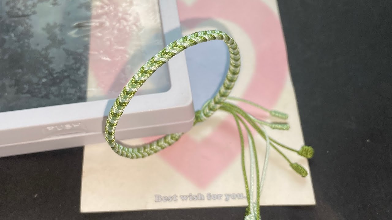 Snake knot, fish bone braid, phoenix tail knot, beginner wheat ear bracelet tutorial
