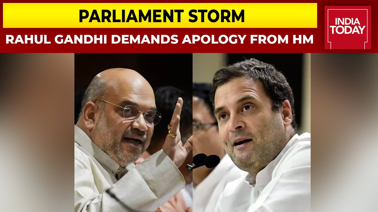 Rahul Gandhi Demands Apology From HM Amit Shah For Forcing Manipur Politicians To Remove Their Shoes