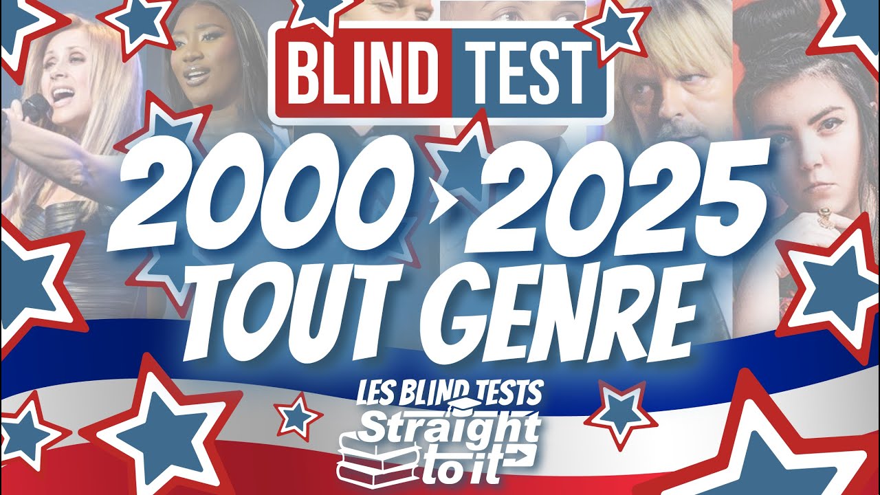 ✨ Blind Test 🎵 Chansons Françaises ★ Années 2000 à 2025 ★ Tout Genre 🎶