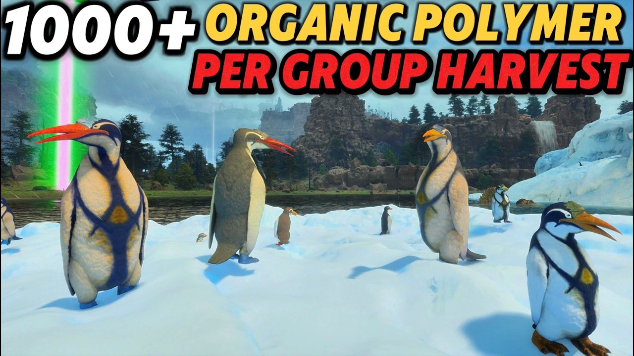 1000's of Organic Polymer! The Center Resource Guide, Ark Survival Ascended