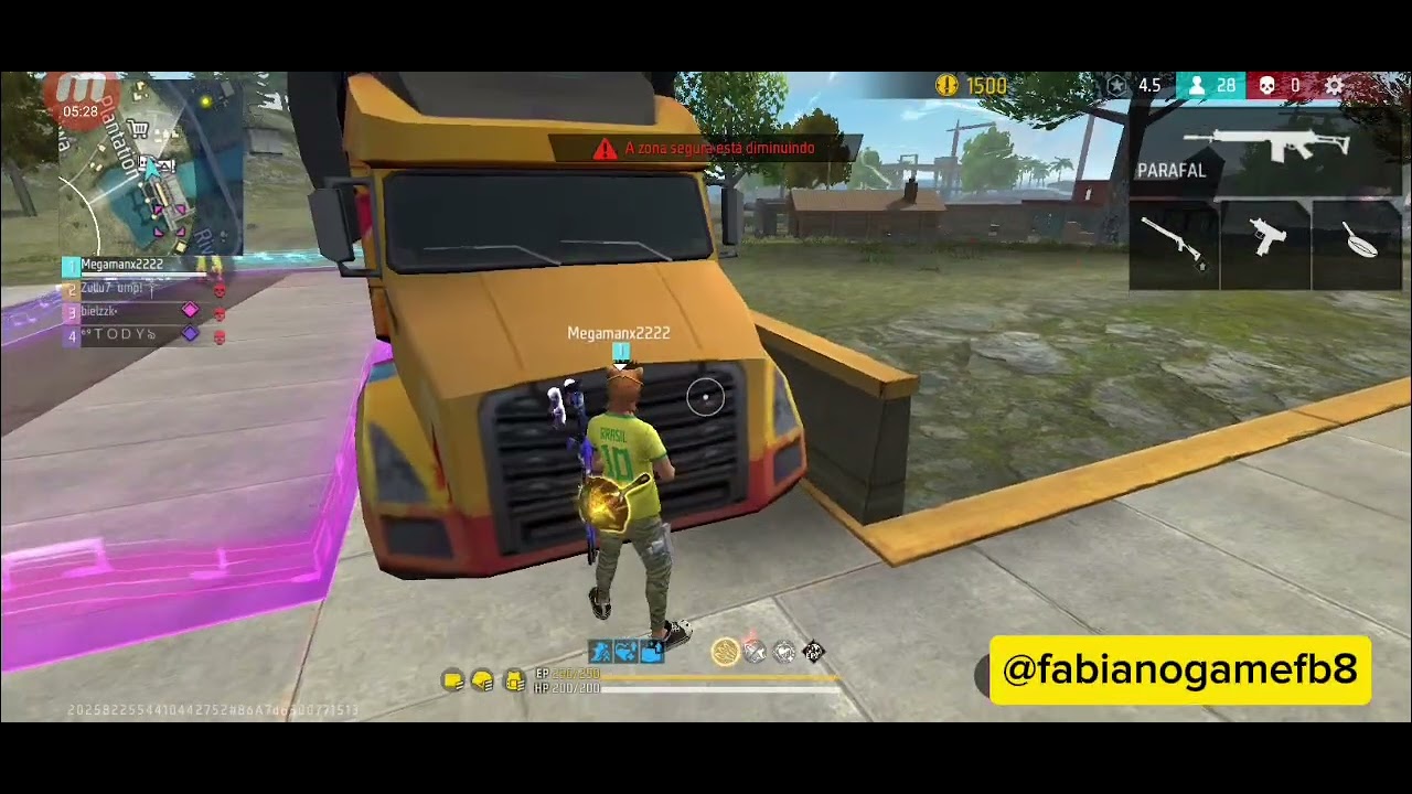 Jogando free Fire br ranqueado subindo estrelas patente mestre 