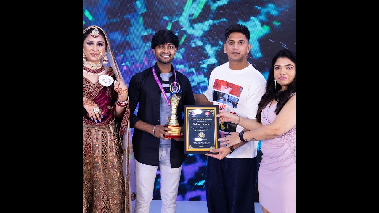 His name is Nishant, and he is a student at the Meribindiya International Academy.