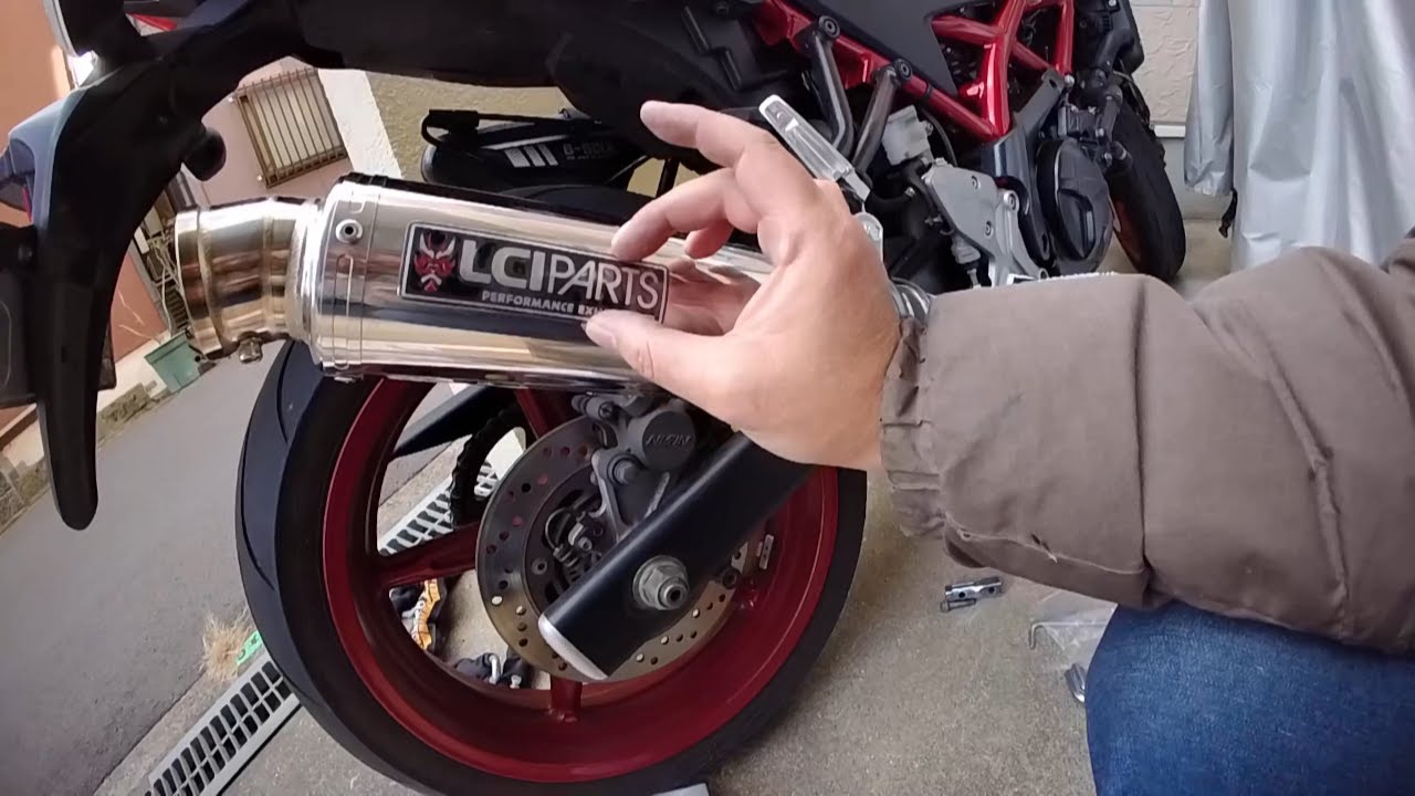 【SV650】マフラー交換