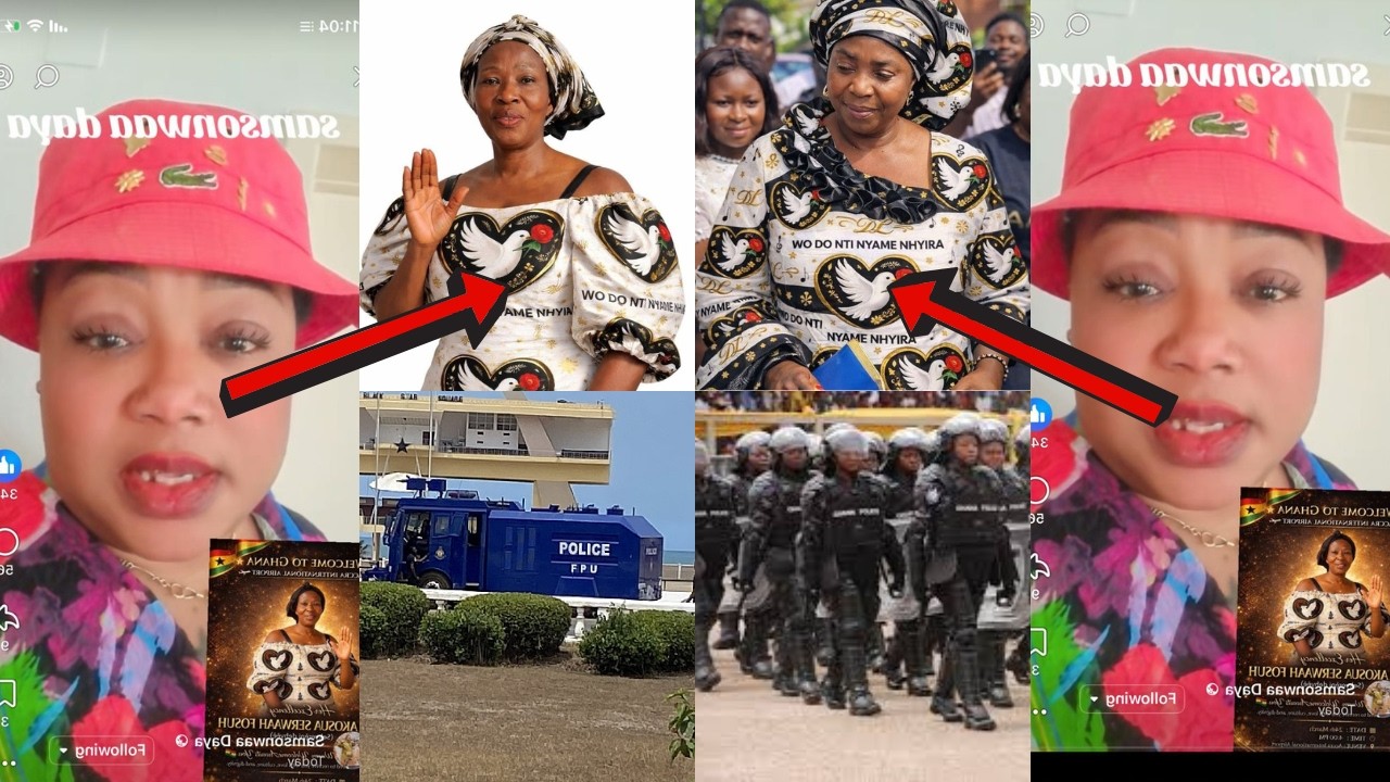 Wow! 300 Security surrounded black stars square to Protect Akosua Serwaa over Celebrations of Life