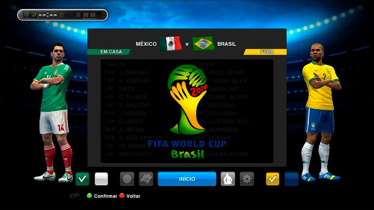 PES 2013 - Copa do Mundo da FIFA Brasil 2014 - Brasil x México