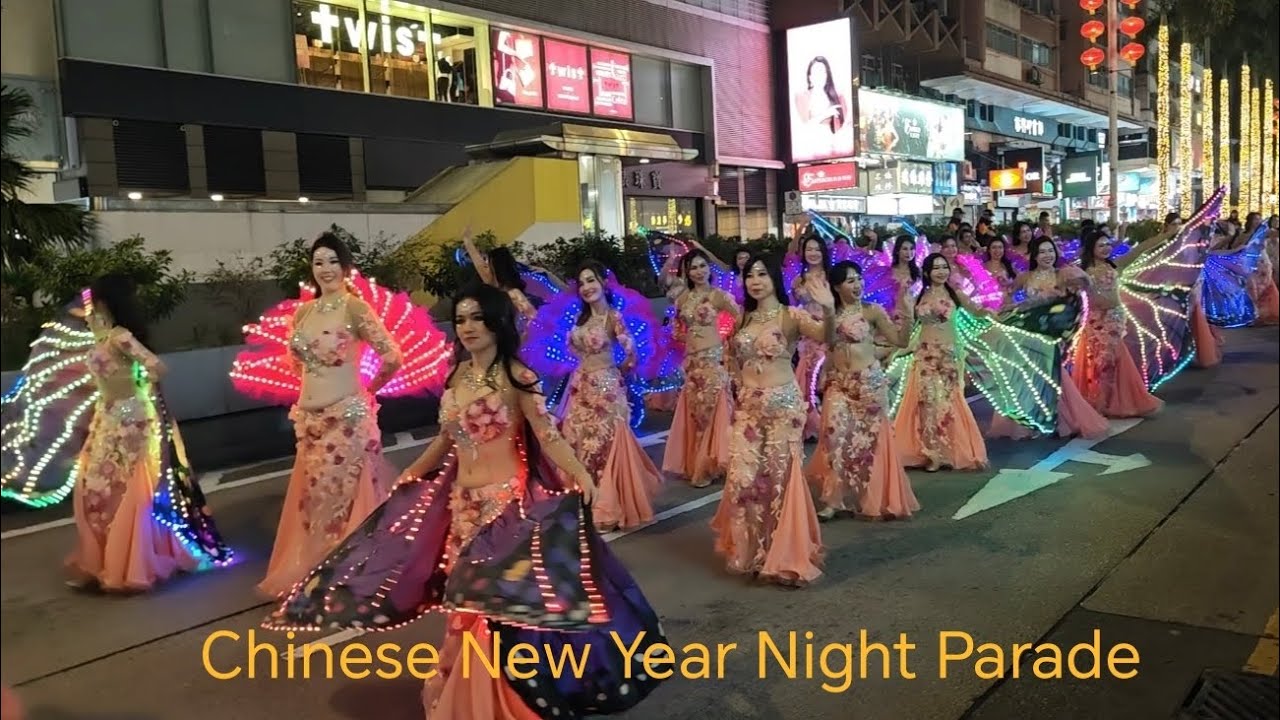 2026 Chinese New Year Night Parade Hong Kong 香港新春花車巡遊