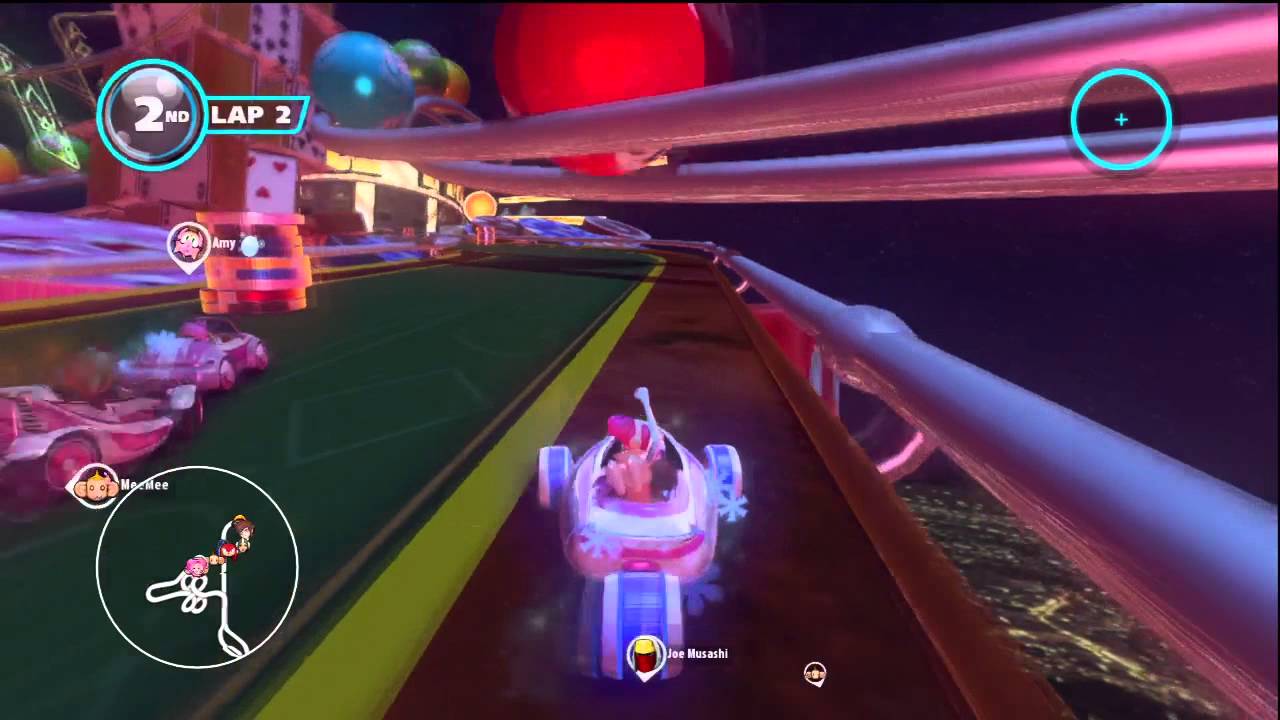 Sonic & Sega All Stars Racing Transformed - Roulette Road with Ulala (Space Channel 5)