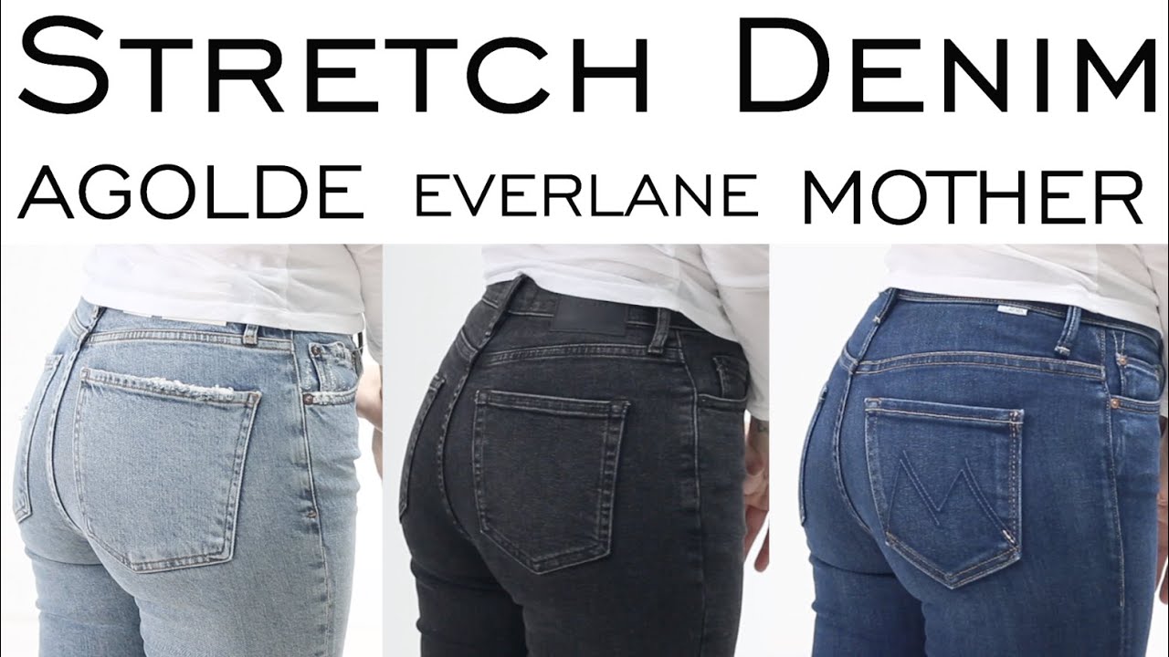 Comparing 3 Pairs of Stretch Denim / MOTHER / AGOLDE / EVERLANE / Best Jeans / Emily Wheatley