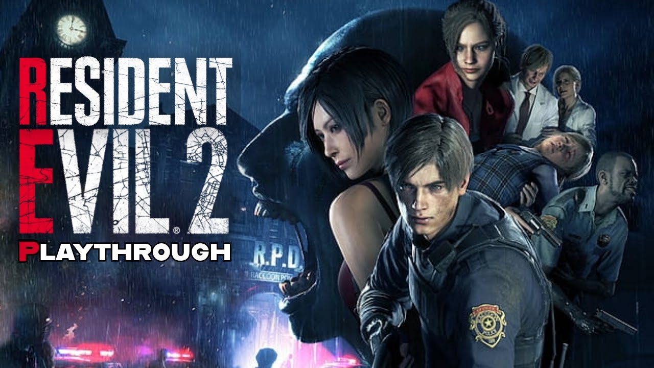 Resident Evil 2 Leon Full Playthrough!