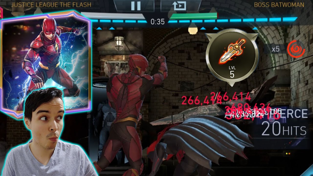 Class Ascended Justice League Flash With Twin Blade Injustice 2 Mobile