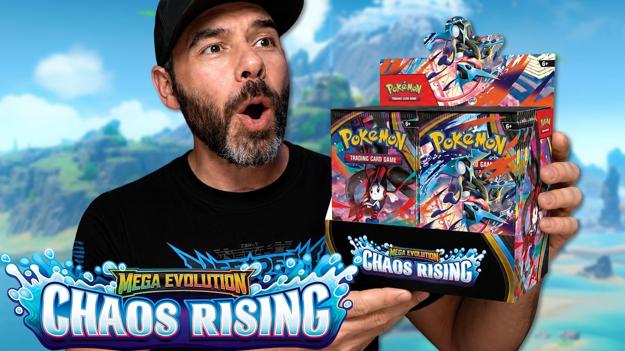 Распаковка бустерного бокса Chaos Rising | Поиск редких карт!