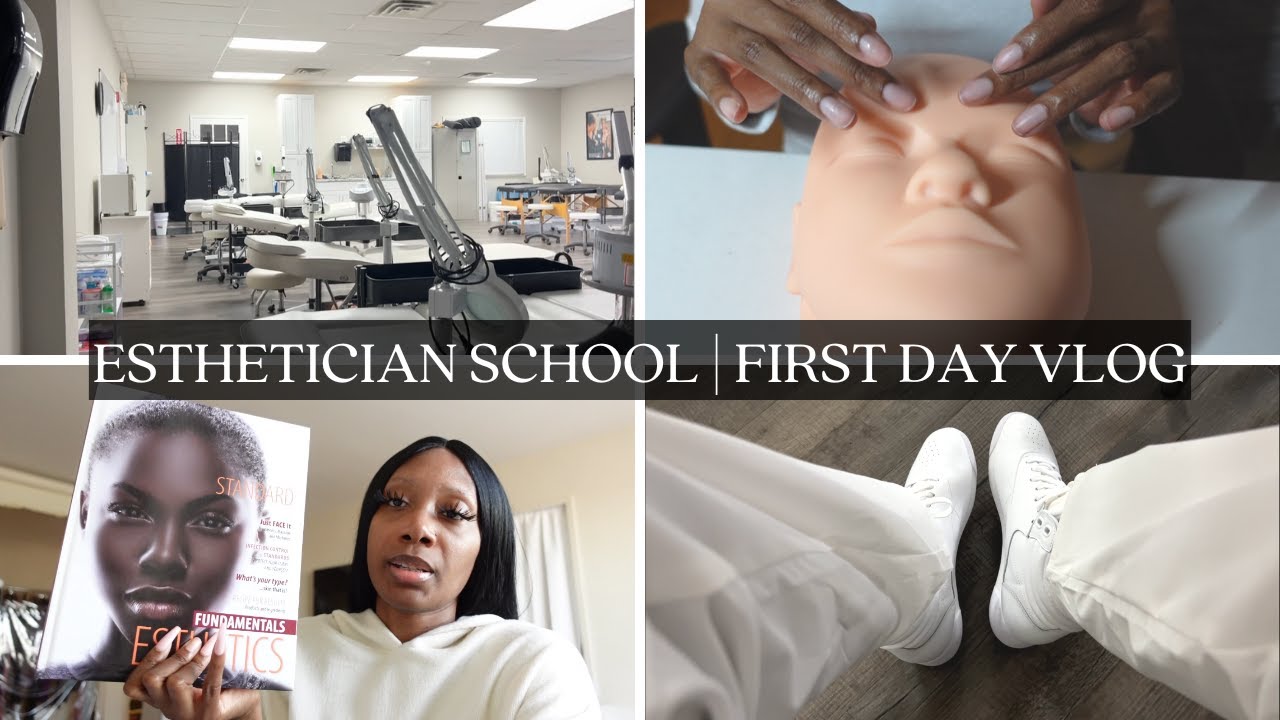 My First Day of Esthetician School | The Slim Diva