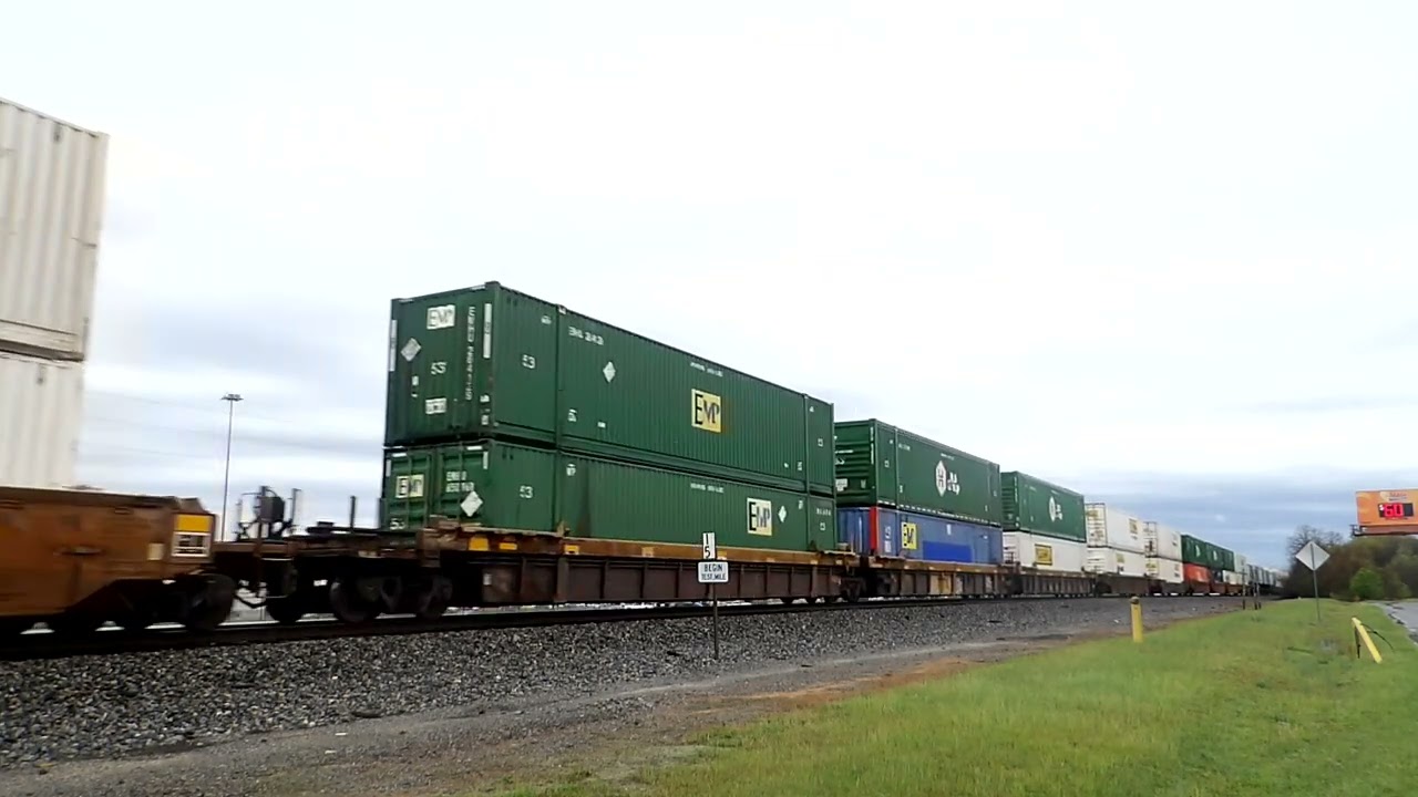 NS 4306 Leads NS 24A With 5 Engine Lashup Through Warner Robins, GA 3-16-26