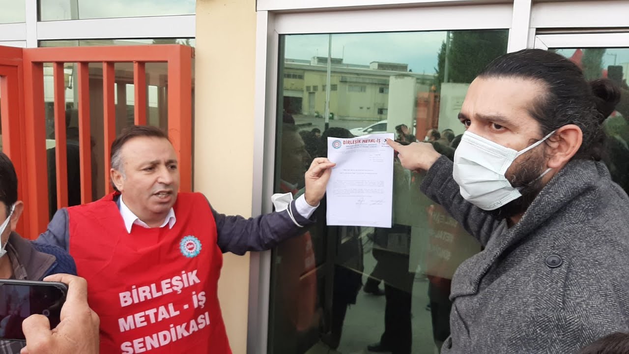 Baldur S&uuml;spansiyon iş&ccedil;ileri Birleşik Metal-İş sendikasıyla beraber fabrikaya grev kararını astı