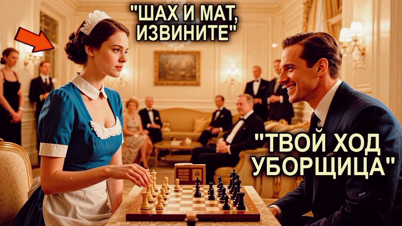 Миллионер Заставил Уборщицу Сыграть В Шахматы, Чтобы Унизить… Но Её Первый Ход Шокировал Всех