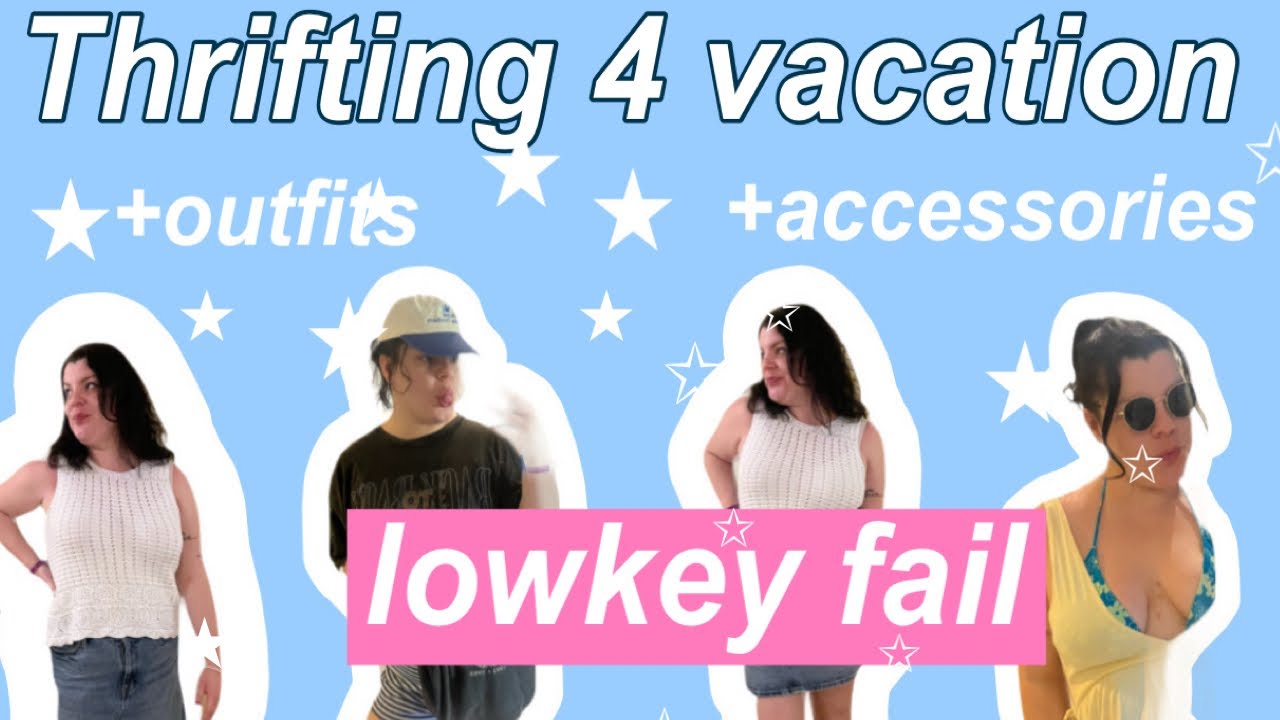 Thrift with me for VACATION / summer thrifting & hang out with me   | Johanna