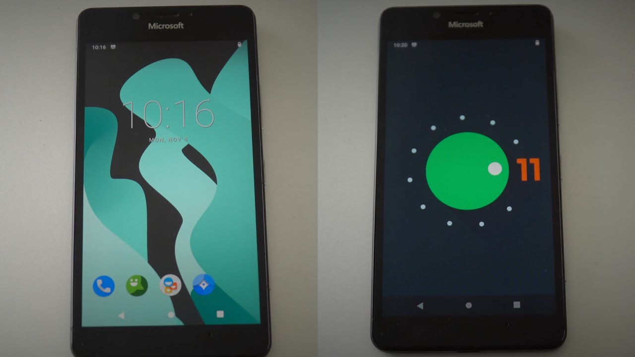 Lumia 950 на Android 11!