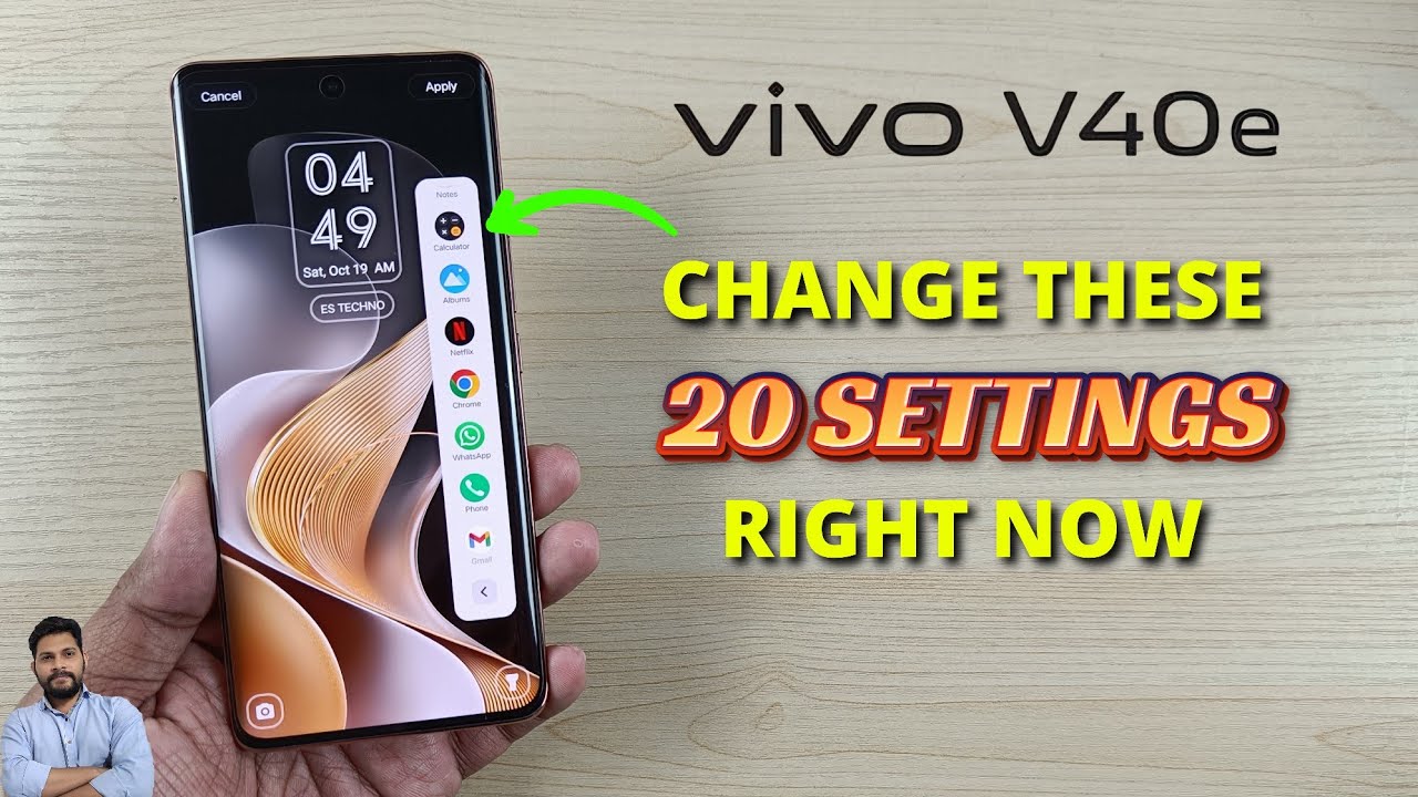 Vivo V40e 5G: измените эти 20 настроек прямо сейчас