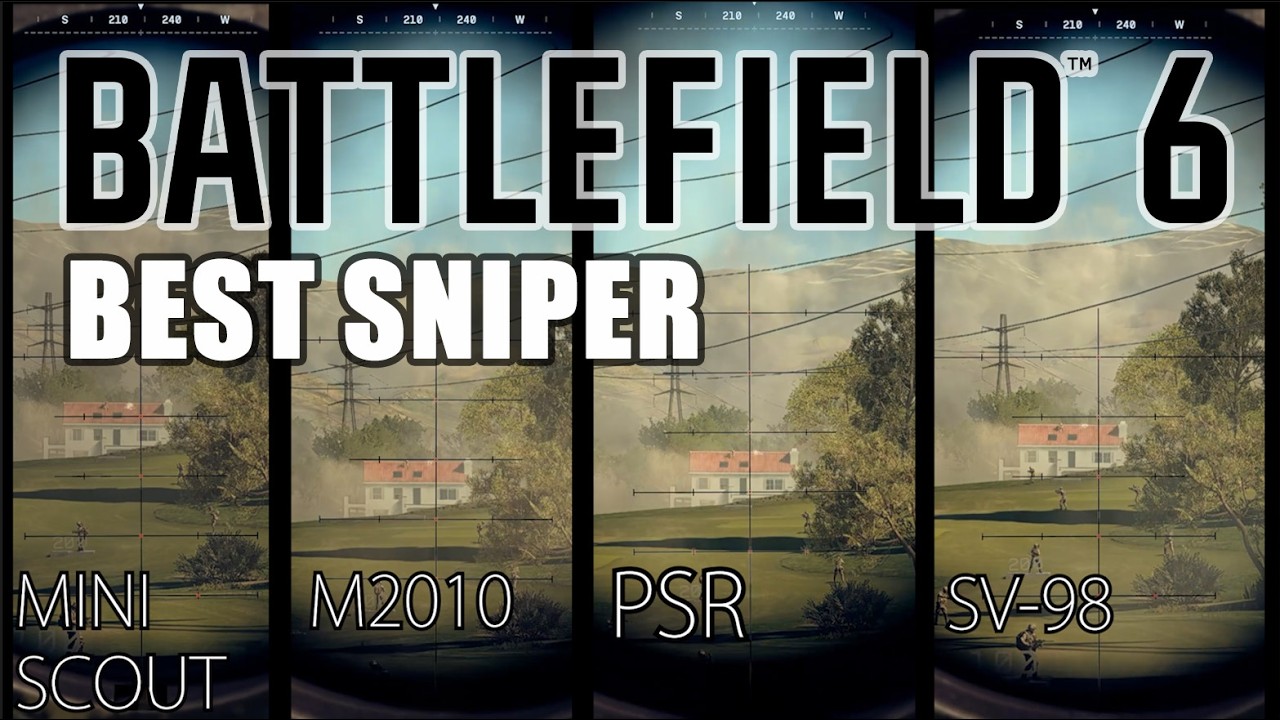 Which Sniper is BEST in Battlefield 6? (Long Range Test)