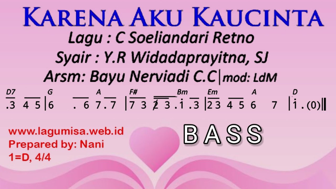 Karena Aku Kau Cinta (BASS)