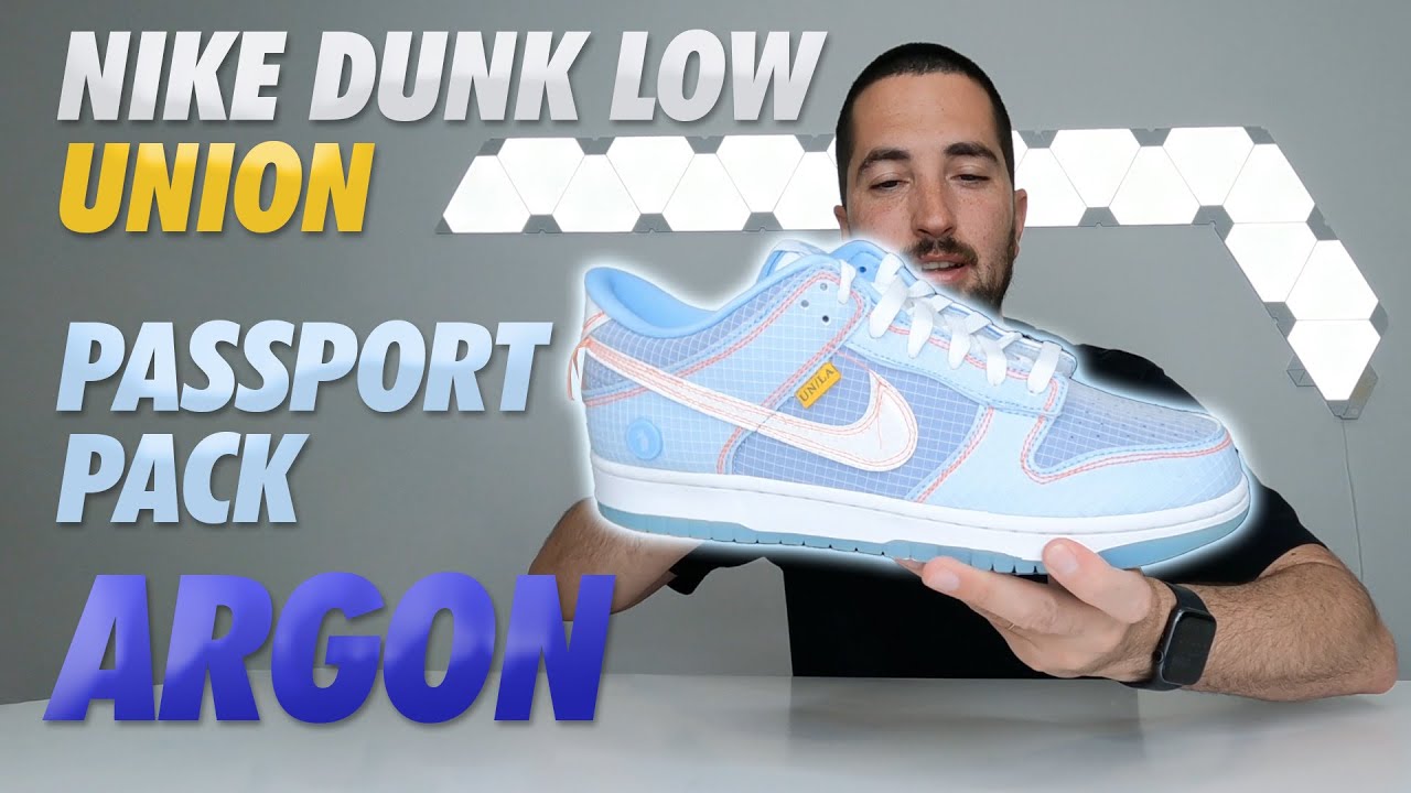 ¡DUNKS INSPIRADAS EN UN PASAPORTE! Review Nike Dunk Low x UNION LA 'Passport Pack' - 'Argon'