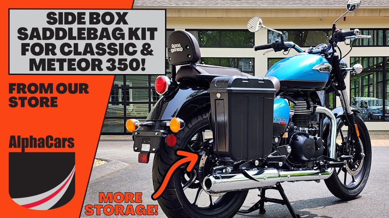 Обзор бокового кофра Royal Enfield: лучший способ увеличить объём багажника для вашего Classic ил...