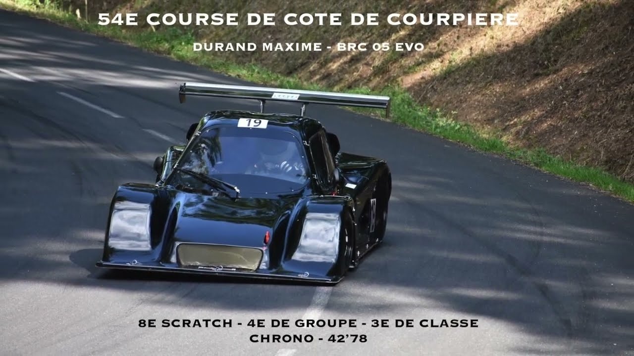 Course de Côte de Courpière 2023 - Maxime DURAND - BRC 05 EVO - Caméra Embarquée