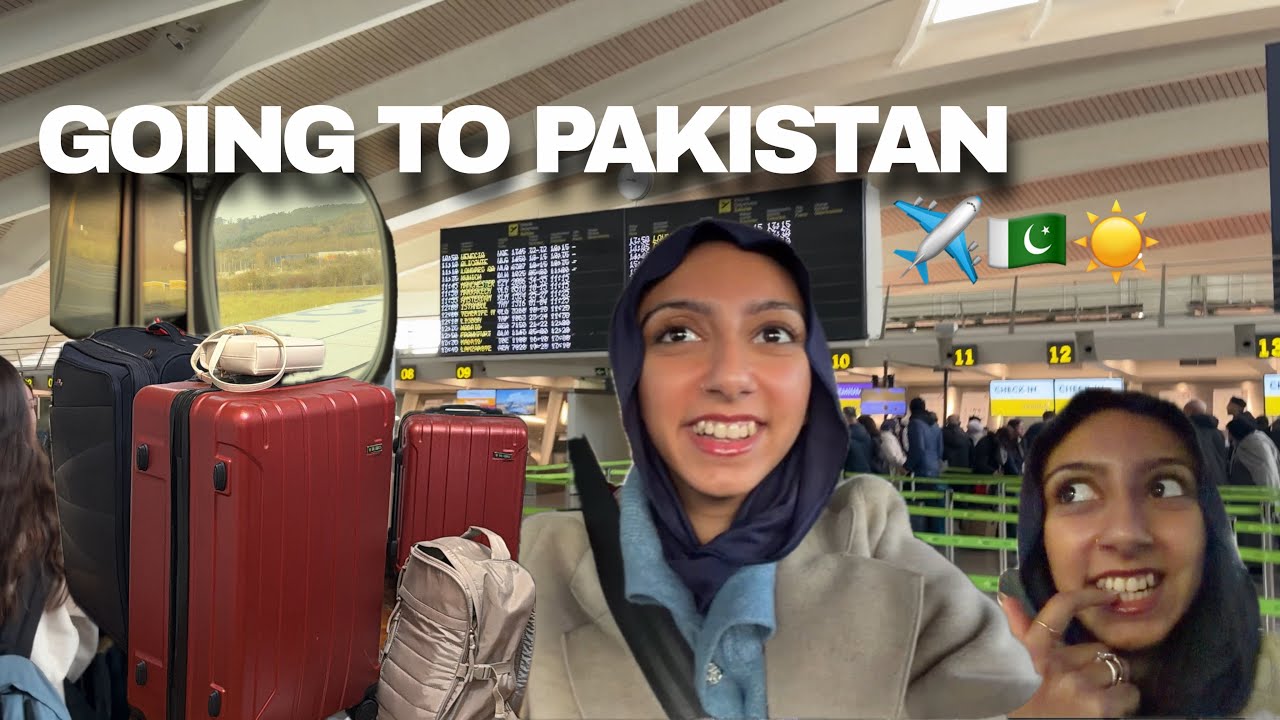 FULL TRAVEL VLOG | Going to Pakistan ALONE🇵🇰☀️✈️