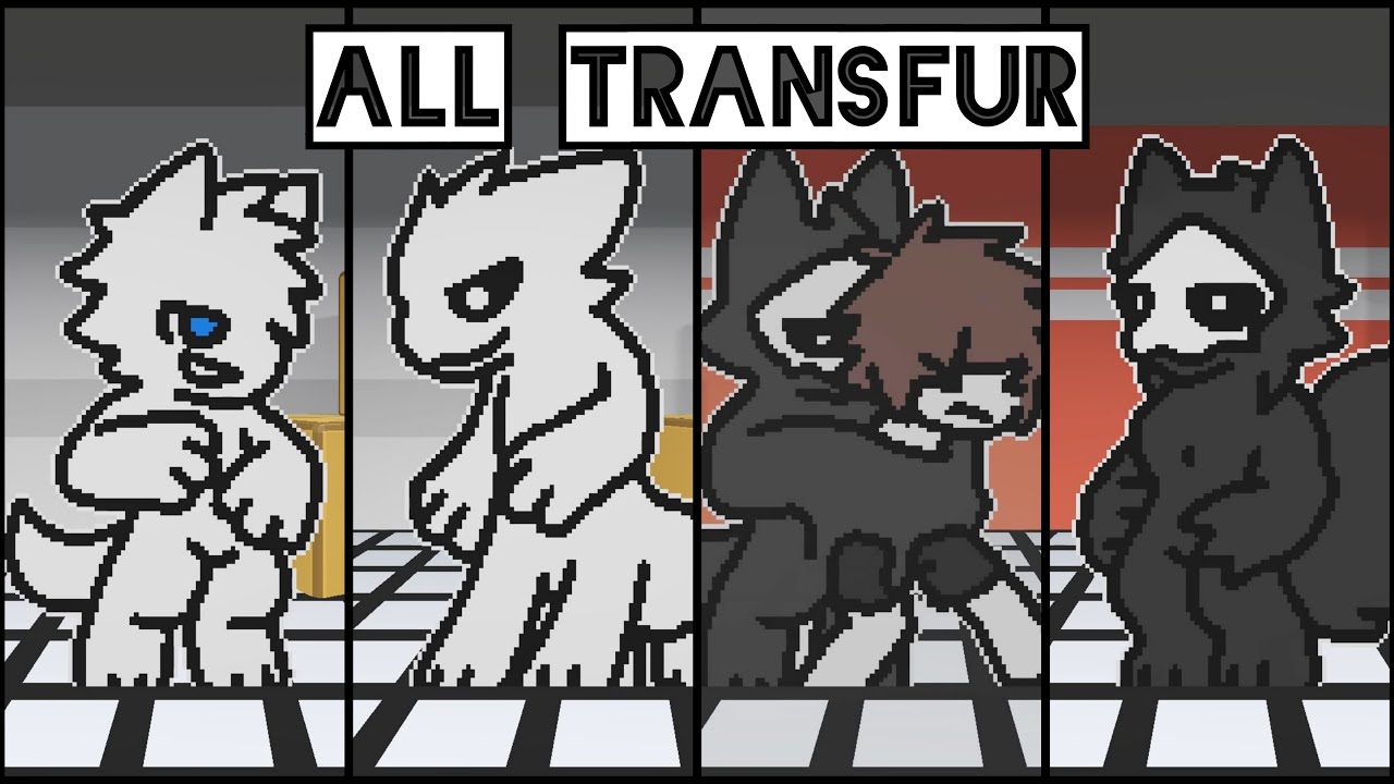 All Game Over + Cutscenes | Transfur Chase